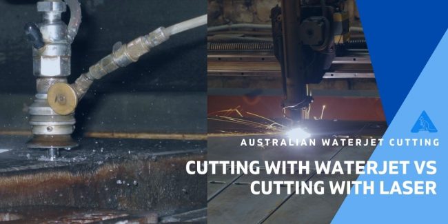 Cutting with waterjet